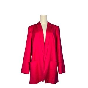 Express Hot Pink Long Blazer Jacket